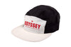Odyssey Campus Nylon Camper Hat (Off-White/Black w/ Red Screen Print)