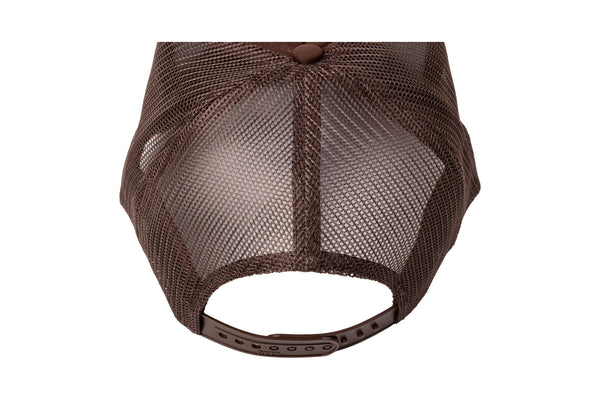 Fairdale Swan Trucker Hat (Brown w/ Sunrise Patch) | Full Factory