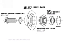 Odyssey Hexagram Cassette Hub Parts