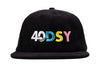Odyssey 40DSY Corduroy Snapback Hat (Black / 40th Anniversary)