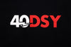 Odyssey 40 Years Tee (Black w/ White+Red Ink)