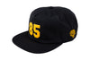 Odyssey '85 5-Panel Hat (Black w/ Golden Rod Felt Applique)