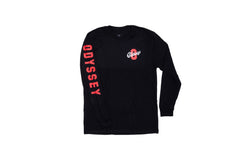 Odyssey Academy Long Sleeve (Black with Red/White Ink)