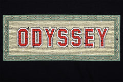 Odyssey Mosaic Tee (Black w/ Red + White + Cream + Sage Ink)