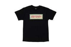 Odyssey Mosaic Tee (Black w/ Red + White + Cream + Sage Ink)