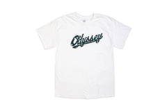 Odyssey Slugger Shrub Tee (White w/ Green + White + Black + Fuchsia Ink)