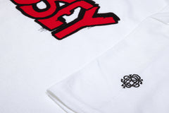 Odyssey Swampy Tee (White with Black/Red Ink)