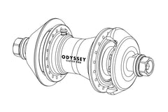 Odyssey Clutch Pro Freecoaster Hub Parts