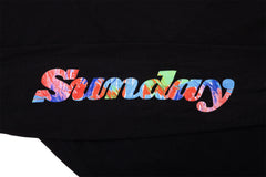 Sunday Scribble Long Sleeve (Black w/ Color Scribble Ink)
