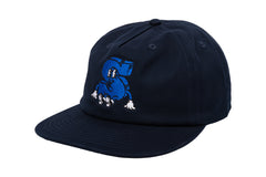 Sunday S Man Hat (Navy w/ Royal Blue + White + Black Embroidery)
