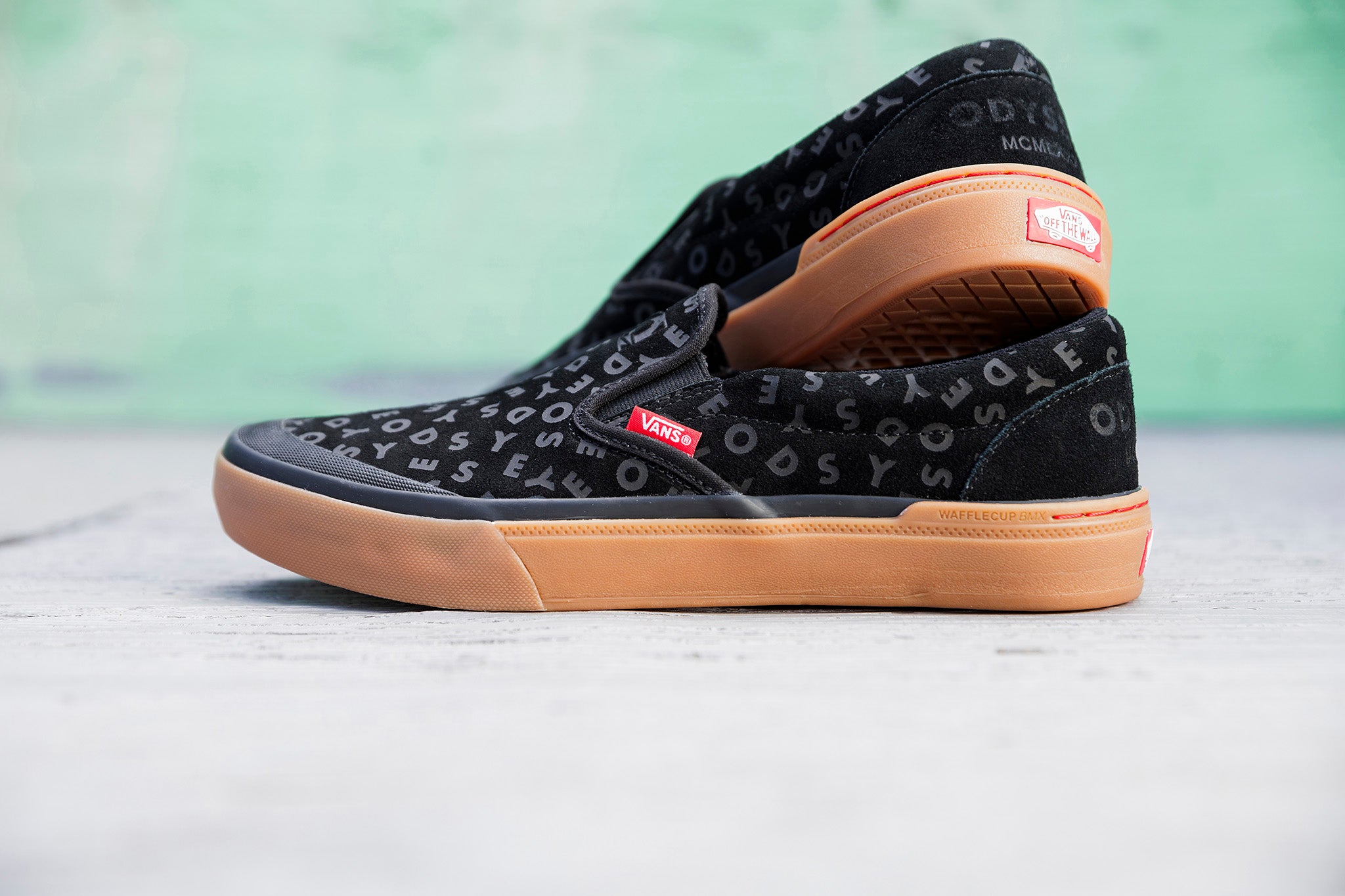 Vans x Odyssey BMX Slip-On WaffleCup™ (Black 40-Year Anniversary