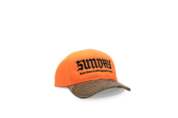 Sunday x Burn Slow Burnday 6 Panel Hat (Safety Orange/Camo)