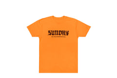 Sunday x Burn Slow Burnday Logo S/S (Safety Orange)