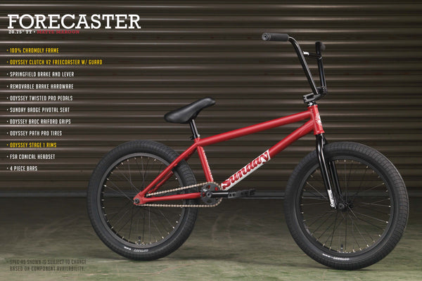 Sunday Forecaster (Matte Maroon with 20.75