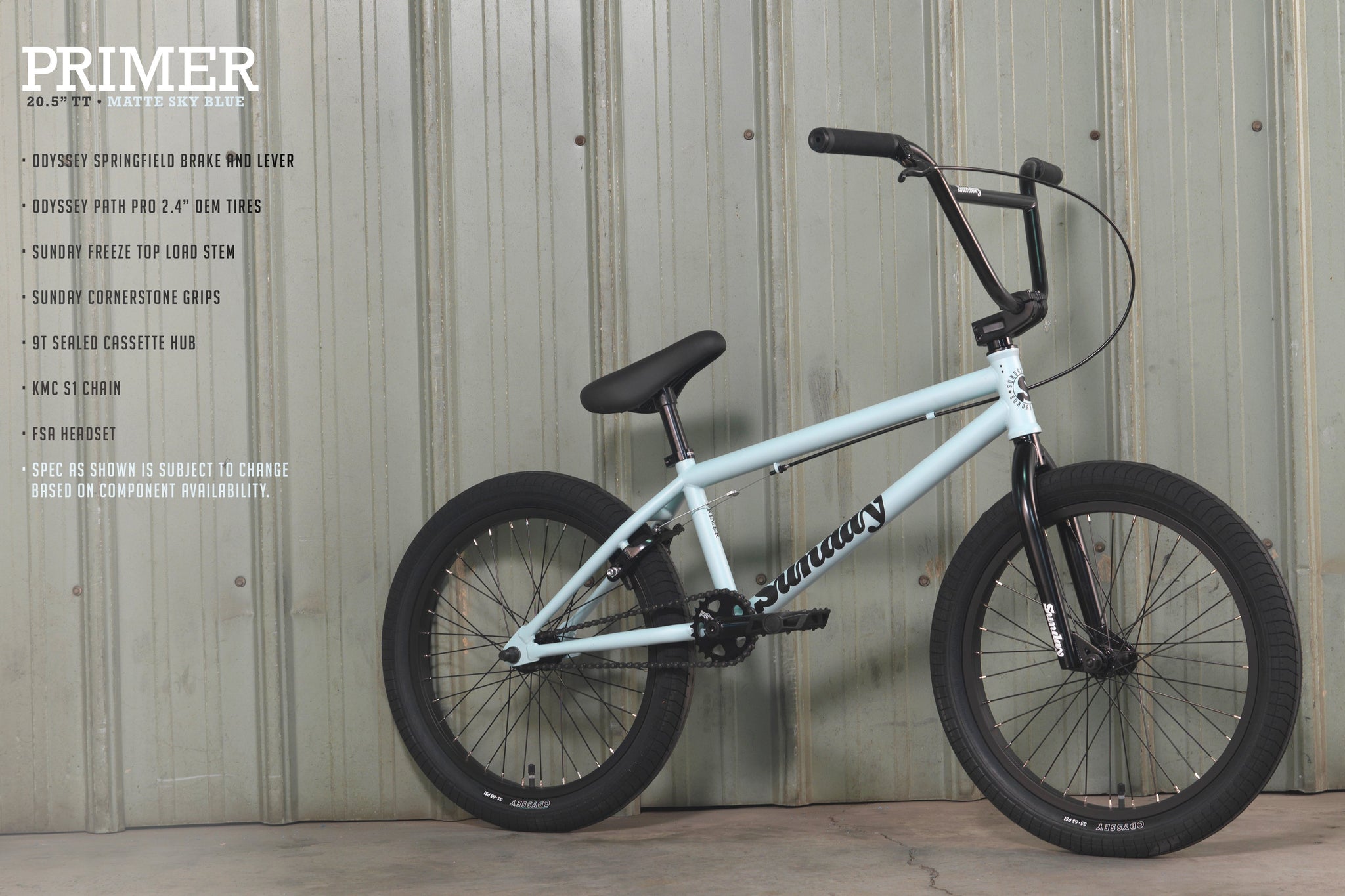 自転車本体 BMX SUNDAY FORECASTER matt sky blue20.5\" Sunday Forecaster - Aaron Ross Signature (Matte Sky Blue