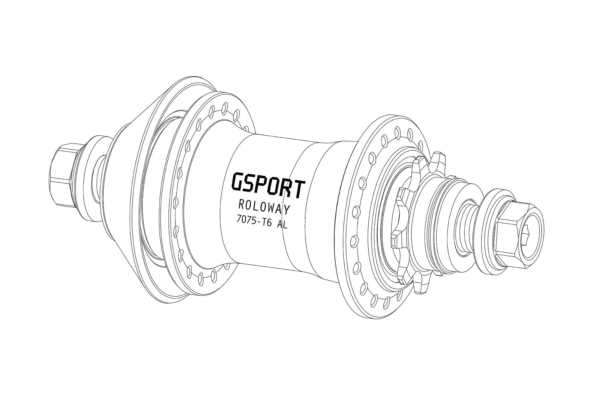 GSport Roloway Cassette Hub Parts | Full Factory Marketplace