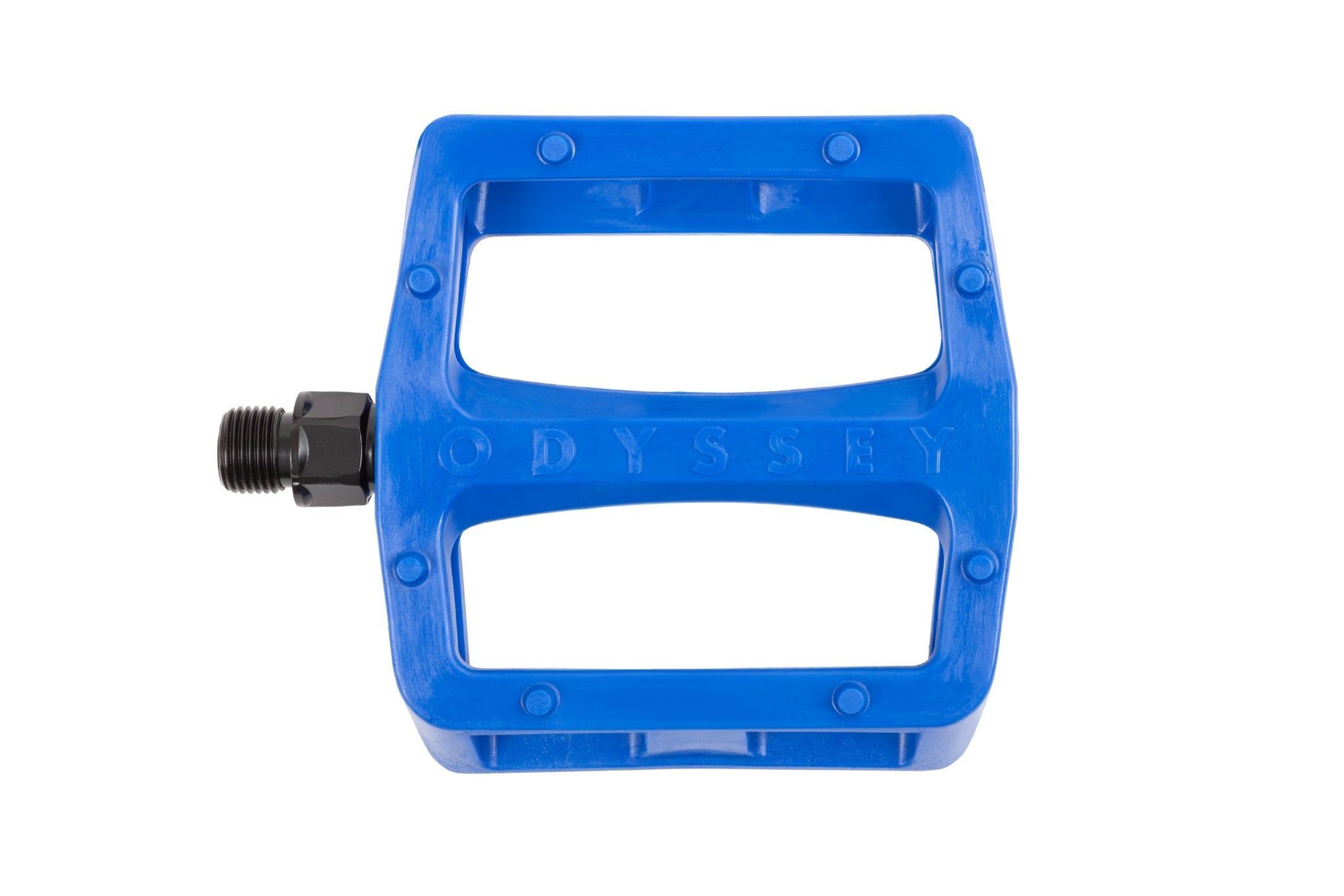 bike pedals blue Odyssey Grandstand v2 PC Pedals (Royal Blue)