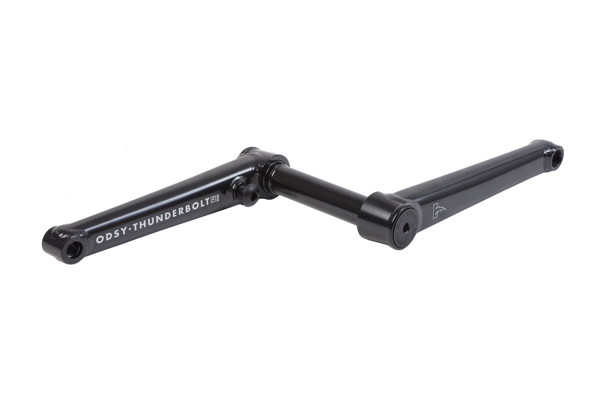 【165mm】軽量 Odyssey Thunderbolt トリック bmx Odyssey Thunderbolt BMX Cranks (Rustproof Black) | Full Factory