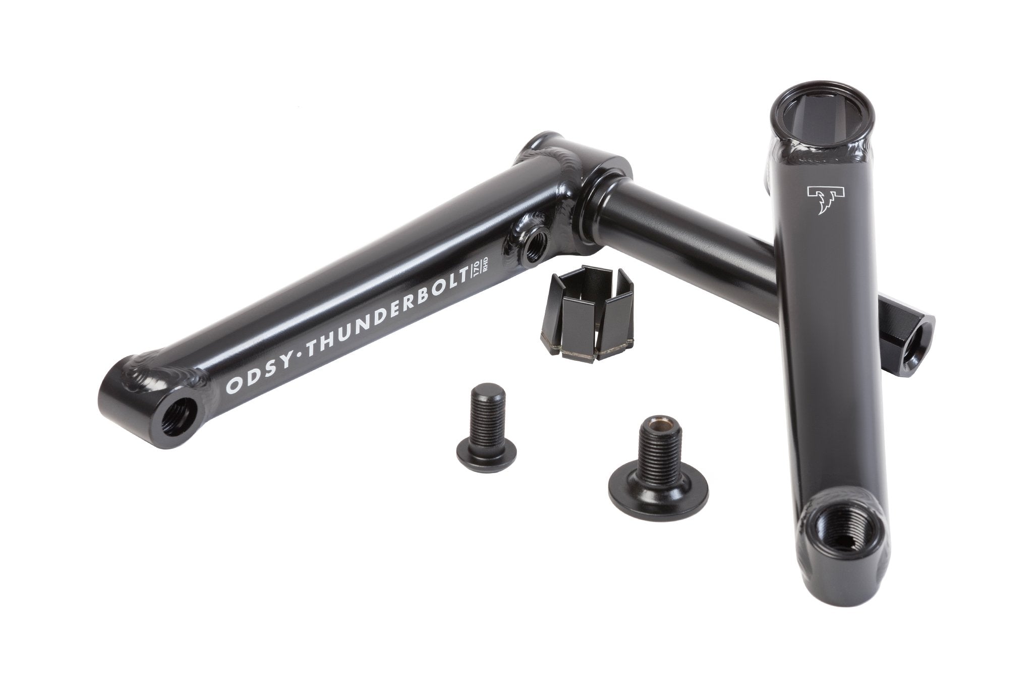 Odyssey Thunderbolt Cranks (Rustproof Black) | Full Factory