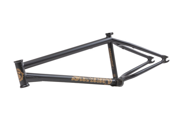 Sunday Dark Wave 20.75 BMX フレーム Sunday Darkwave Frame (Matte Black w/Gold Shark Stickers) | Full