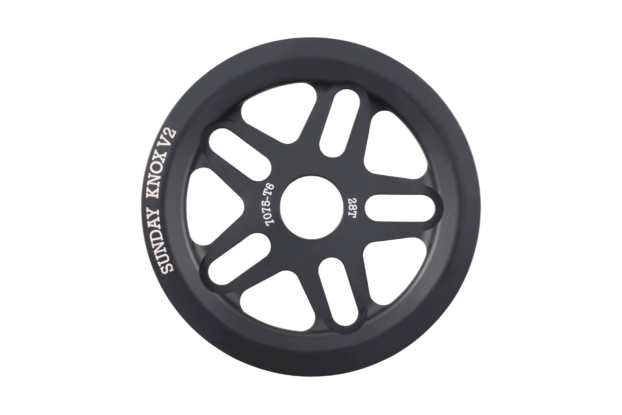メガロック　15ポンド　サムレス Sunday Knox v2 Sprocket (Black) | Full Factory Marketplace