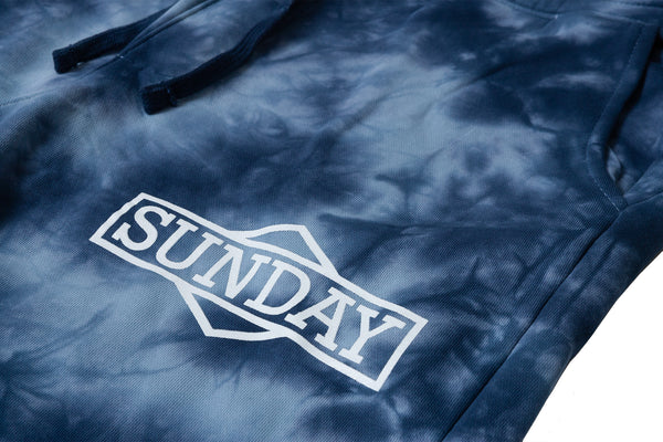 Sunday Cornerstone Sweat Pants (Tie-Dye Navy) | Full Factory