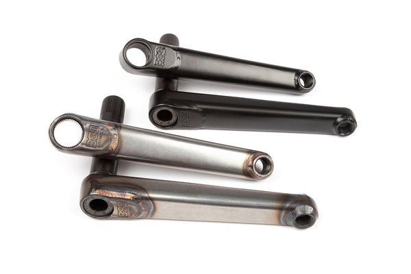 パーツ BSD SUBSTANCE XL V2 CRANK 165mm BSD Substance XL V2 BMX Cranks / Black & Raw / Out Now